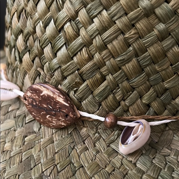 Panama Jack Women’s Outback Drifter Straw Sun Hat with Shell Hatband, OSFM - Picture 10 of 15